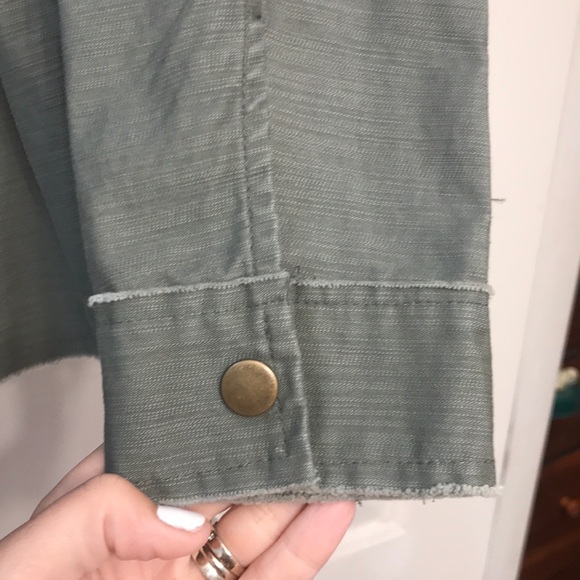 Green peplum jacket - Picture 4 of 6